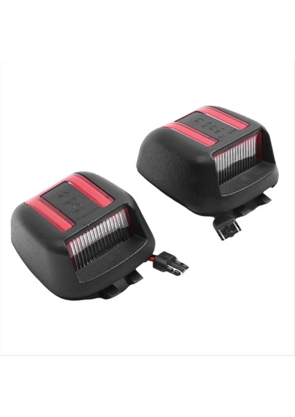 Araba LED Numara Plaka Plaka Işıkları Nissan Navara D40 Frontier Armada Titan Xterra Suzuki Ekvator Çift Renk Işığı (Yurt Dışından)