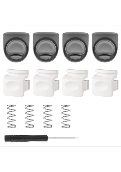 Freesip 24OZ Için Uyumlu 4pcs Yedek Tıpa Uyumlu 32OZ Silikon Conta Yaylı Yaylı Yedek Parçalar Tornavida (Yurt Dışından)