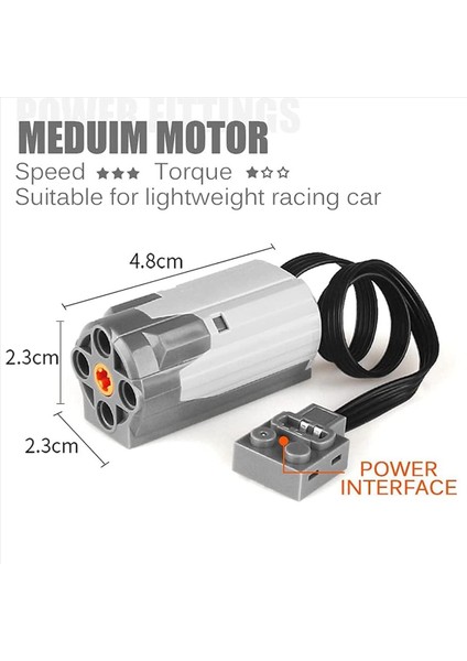 2set Güç Fonksiyon Motor Uygulaması Uzaktan Kumanda Programlama 4 Meduim Moter Set Dıy Yaratıcı Yapı Taşları Çocuklar Için (Yurt Dışından) fiyatları