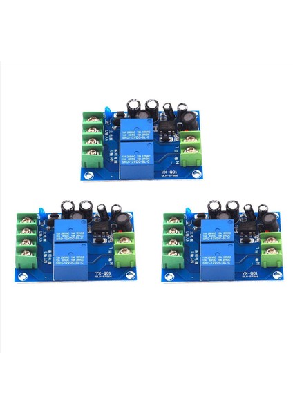 3x 220V 2 Yollu Güç Otomatik Değiştirici 10A Çift Güç Kaynağı 2&#39 De 1 Out Güç Kamerası Aktarım Anahtarı Modülü (Yurt Dışından)