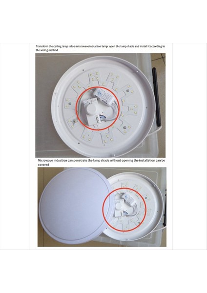 5 8ghz Mikrodalga Radar Sensörü Anahtarı Düğmesi Anahtarı Ayarlama LED Işık Sensörü Anahtarı Insan Hareket Dedektörü (Yurt Dışından) fırsatları