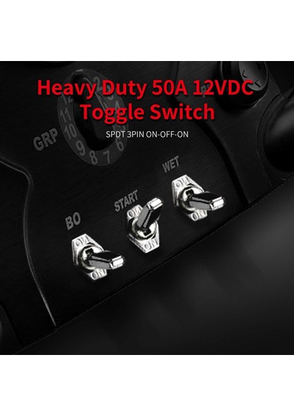 5x 50A 12V Dc Ağır Hizmet Geri Dair Anahtarı R13-401-103 Araç Geçiş Anahtarı Araç Modifiye Yüksek Akım Geçiş Anahtarı (Yurt Dışından) modelleri