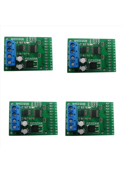 4x 8ch Giriş/çıkış Dijital Anahtar Ttl Lvttl Cmos RS485 Io Kontrol Modülü Modbus Rtu Plc Rölesi Için Kart (Pın Yok) (Yurt Dışından)