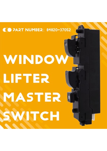 84820-37052 Araba Penceresi Kaldırıcı Ana Anahtar Kapı Cam Anahtar Düğmesi Hino (Yurt Dışından) fırsatları