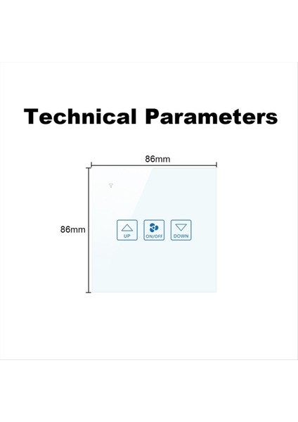 Fan Hız Kontrolü Dokunmatik Anahtar Wifi Akıllı Deluxe Kristal Panel Anahtarı Tuay Uygulaması Uzaktan Kumanda 90V 250V Ab Ingiltere Anahtarı (B) (Yurt Dışından) fiyatları