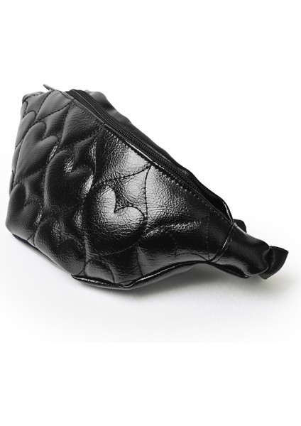 Icone Çocuk Kalp Kapitone Detaylı Bel Çantası Siyah fırsatları