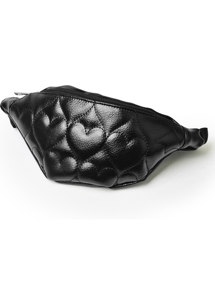 Icone Çocuk Kalp Kapitone Detaylı Bel Çantası Siyah indirimleri