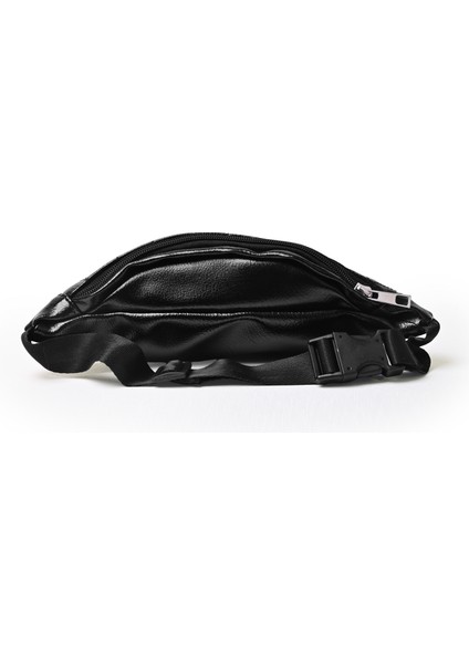 Icone Çocuk Kalp Kapitone Detaylı Bel Çantası Siyah