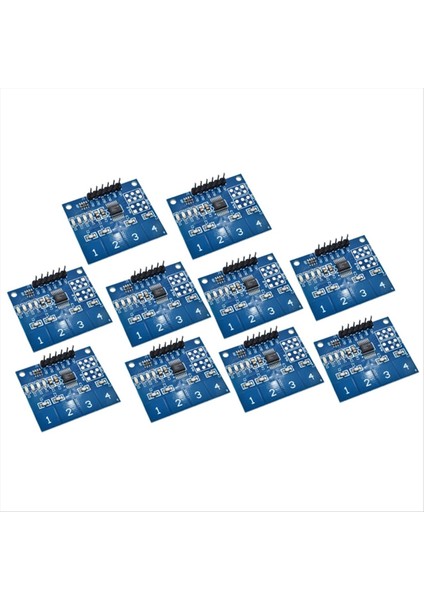10PCS TTP224 Dijital Dokunmatik Sensör Kapasitif Anahtar Modülü Düğmesi 4 Kanal Kapasitif Anahtar Modülü (Yurt Dışından)