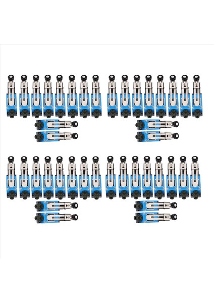 40PCS ME-8108 Cnc Mill 5A 250V ME8108 Mini Anahtar Için Anlık Silindir Arm Tip Sınır Anahtarı (Yurt Dışından)