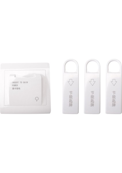 2x Yüksek Sınıf Otel Manyetik Kart Anahtarı Enerji Tasarruf Anahtarı 6 Kart ile Güç Için Tuşa Ekleme Anahtarı (Yurt Dışından) fiyatları