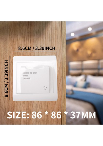 2x Yüksek Sınıf Otel Manyetik Kart Anahtarı Enerji Tasarruf Anahtarı 6 Kart ile Güç Için Tuşa Ekleme Anahtarı (Yurt Dışından) fırsatları