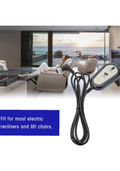 Elektrik Rekliner Anahtarı Uzaktan Kontrolör Asansör Sandalyesi 2 Düğme El Denetleyicisi Anahtarı Ev Aletleri (Yurt Dışından) fiyatları