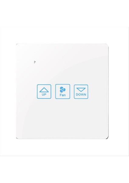 Fan Hız Kontrolü Dokunmatik Anahtar Wifi Akıllı Deluxe Kristal Panel Anahtarı Tuay Uygulaması Uzaktan Kumanda 90V 250V Ab Ingiltere Anahtarı (C) (Yurt Dışından)