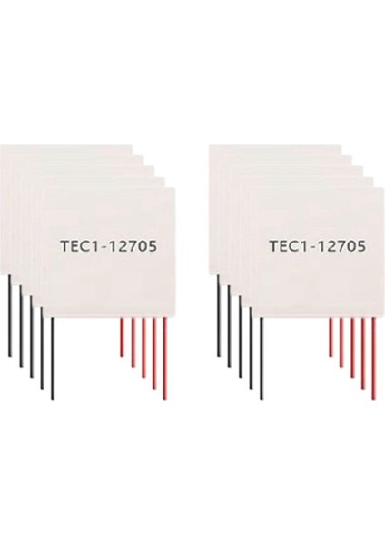 10PCS Elements Peltier TEC1-12706 Termoelektrik Peltier Modülü 12705 Tec 12V 5A Dıy Soğutucu Peltier Elemente Kart (Yurt Dışından)
