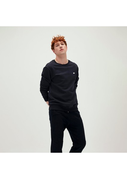 Erkek Lacivert Sweatshirt Presage Crewneck