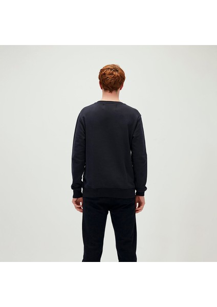 Erkek Lacivert Sweatshirt Presage Crewneck