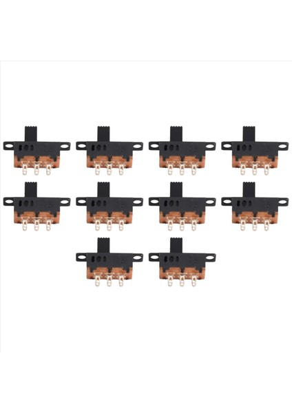 10 x Dc 0 5A 50V 3 Konum 2P2T Dpdt Panel Montaj Slide Switch SS23D32 (Yurt Dışından) fiyatları