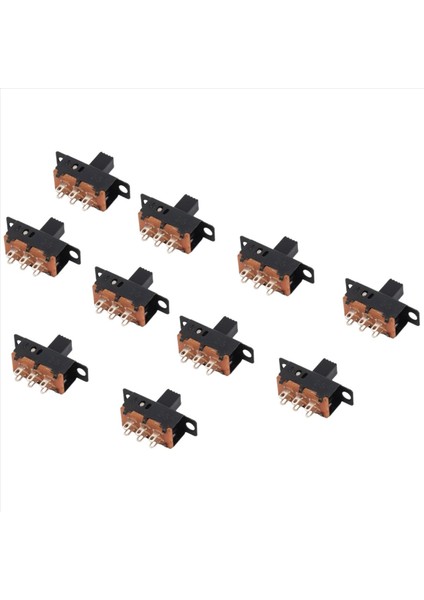 10 x Dc 0 5A 50V 3 Konum 2P2T Dpdt Panel Montaj Slide Switch SS23D32 (Yurt Dışından) modelleri