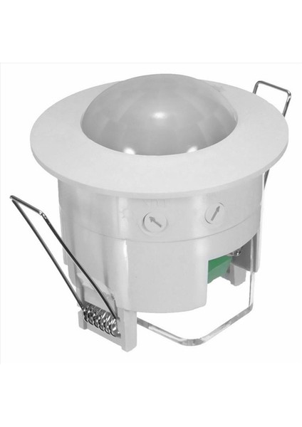 2x 110-240V Ac Mini Ayarlanabilir 360 Derece Tavan Pir Kızılötesi Gövde Hareket Sensörü Dedektörü Lamba Anahtarı Beyaz (Yurt Dışından) modelleri