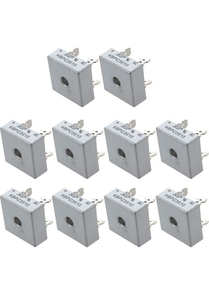 10X Sep KBPC3510 35A 1000V Tek Fazlı Kare Diyot Pcb Köprü Doğrultucu (Yurt Dışından)