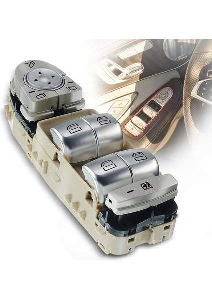 Mercede-Benz C300 Için GLC300 GLC43 C43 C63 W205 S205 C253 2015-2018 Ana Elektrikli Pencere Anahtarı Ön Sol A2059056811 (Yurt Dışından) fiyatları