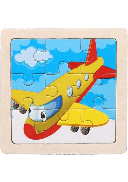 Bebek Erken Öğrenme Puzzle Oyuncakları Erken Çocukluk Montessori Aydınlanma Bilişsel Puzzle Tahtası Karikatür Ahşap Puzzle (Yurt Dışından)