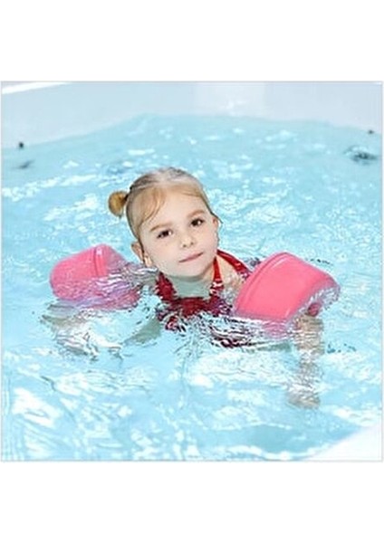 Mambobaby Bebek Yüzme Kolluk Yelek Pembe Mavi Yeşil 2-6 Yaş 15-30 kg Su Güvenliği