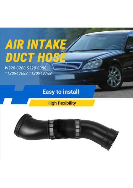 Mercedes Benz Için Araba Hava Emme Kanalı Hortumu W220 S280 S320 S350 1120943682 1120943782 (Yurt Dışından) indirimleri