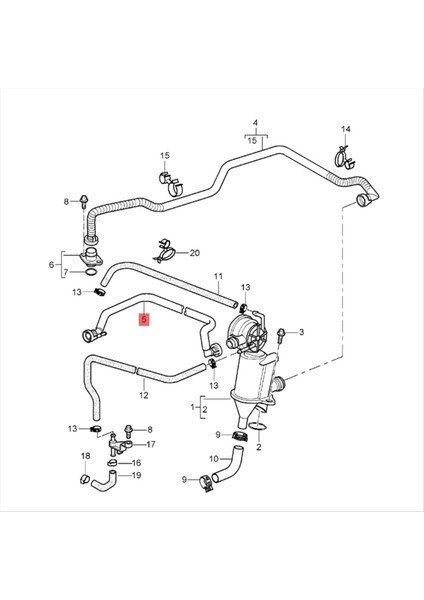 99610714530 Araba Aksesuarları Porsche Için Radyatör Hortumu 911 Motor Krank Kordalı Havalandırma Hortumu (Yurt Dışından) indirimleri