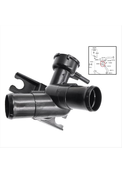 25329-F9100 Kia Rio Için Kapalı Soğutucu Dolgu Boyun Montajı 2018-2023 Hyundai Accent 2018-2023 1 6l L4 25329 F9100 (Yurt Dışından) indirimleri