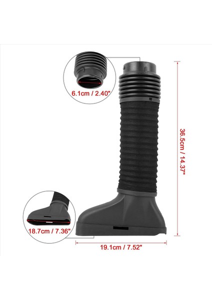 Mercedes-Benz W204 Için 2x C250 M271 2012-2015 1 8l 2710900982 A2710900982 Hava Emme Hortum Tüp Arabası Hava Temizleyici Aracı (Yurt Dışından) fırsatları