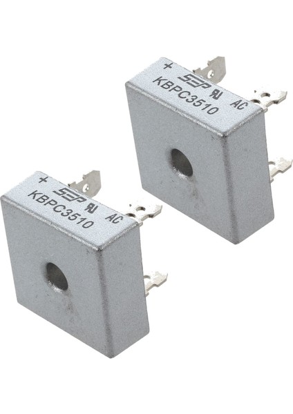 2x Sep KBPC3510 1000V Tek Fazlı Kare Diyot Pcb Köprü Doğrultucu (Yurt Dışından)