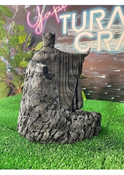 Argonath Figür Yüzüklerin Efendisi Sağ Sol Takım 18 cm Dev Boy Kalite