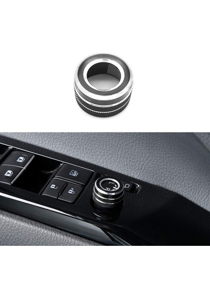 5pcs Alüminyum Araba Merkezi Konsol Düğmeleri Dekorasyon Ac Klima+Ses+Fonksiyon+Arka Ayna Düğmesi Anahtarı Kapaklar Toyota Camry 2018 XV70 (Siyah) (Yurt Dışından) fiyatları