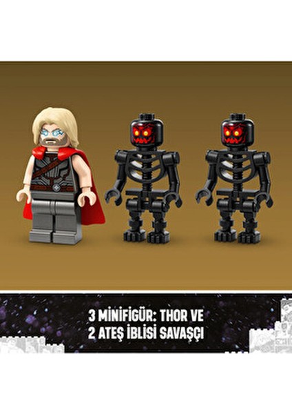 Marvel Thor Vs. Surtur Yapı Seti 2000 Parça ve Üzeri Erkekler İçin Hediye