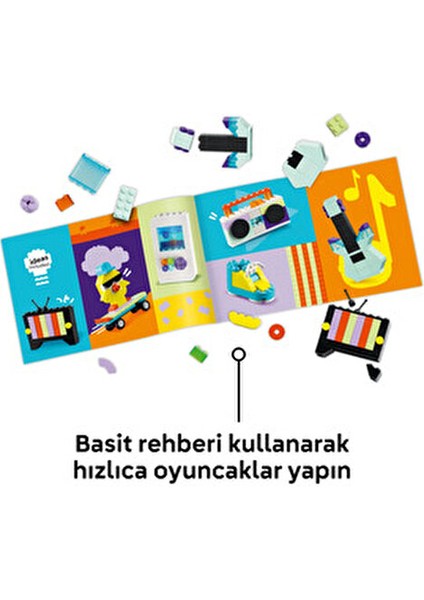 Classic Harika Yaratıcı Kutu 510 Parça Unisex Çocuklar İçin Eğlenceli Yapım Seti