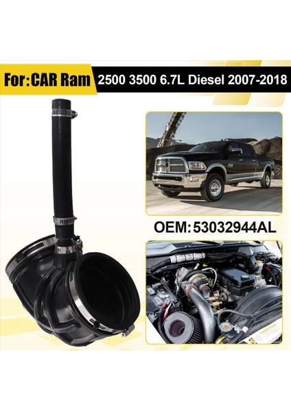 53032944AL Dodge Ram Için Temiz Hava Kanalı Borusu 2500 3500 6 7 Dizel 07-18 (Yurt Dışından) fırsatları