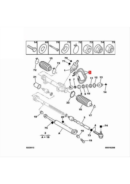 Peugeot Için Otomotiv Güç Silindir Direksiyon Borusu Yağı Dağıtım Vanası 205 307 309 Citroen Zx Elysee 4020 4g 40204G (Yurt Dışından) fırsatları