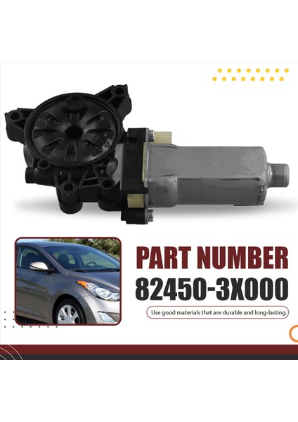 82450-3X000 Araba Sol Ön Pencere Regülatörü Motor Güç Penceresi Motor Hyundai Elantra 1 8 2 0 2011-2015 824503X000 (Yurt Dışından) indirimleri
