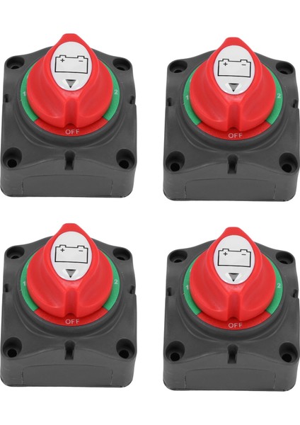4x 3 Pozisyon Bağlantısı Izolatör Master Switch 12-60V Pil Gücü Kesme Kill Switch Araba/araç/rv/tekneye Uygun (Yurt Dışından)
