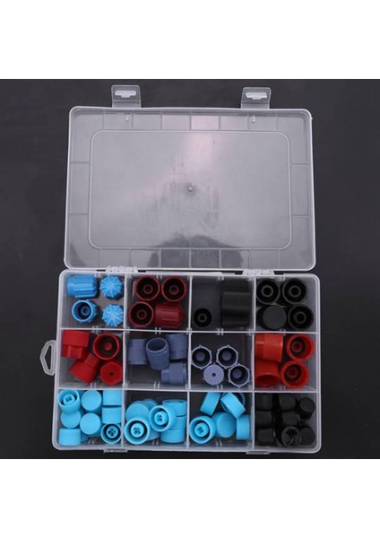 Araç Otomatik R134A 77PCS Ac A/c Sistem Valfi Çekirdek Toz Kapakları Set Hava Seal (Yurt Dışından) fiyatları