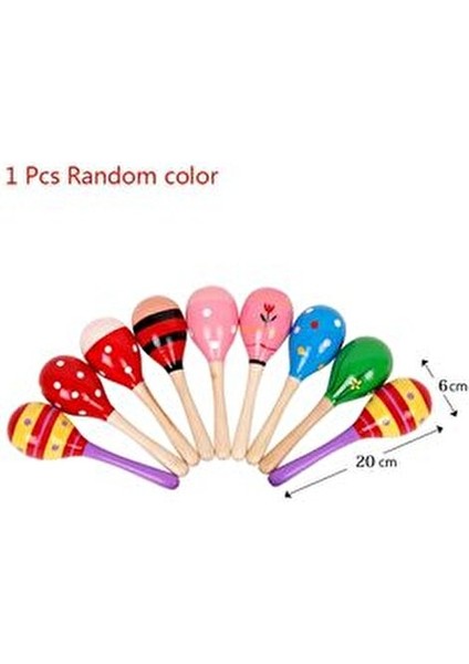 Ahşap Ses ve Ritim Seti 4 Parça Eğitici Ahşap Oyuncak +1 Yaş İçin