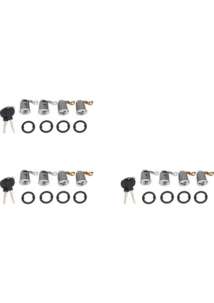 12PCS Araba Namlu Kapı Kilitleri Tuşları Set 252522 9170 G3 Peugeot Ortağı CITR0EN Xsara 1996 - 2007 (Yurt Dışından)