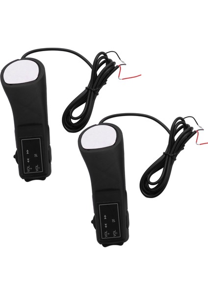2x Araç Direksiyon Düğmesi Uzaktan Kumanda Işıkları Araç Navigasyon DVD / 2 Dın Android Bluetooth Kablosuz Uzaktan Kumanda (Yurt Dışından)