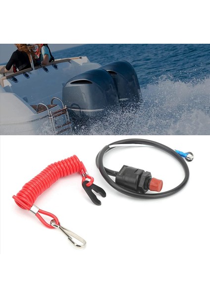 2x Dıştan Takma Anahtar Yamaha Tohatsu Tether Acil Durum Kill Stop Switch Güvenlik Tether Koruma (Yurt Dışından) modelleri