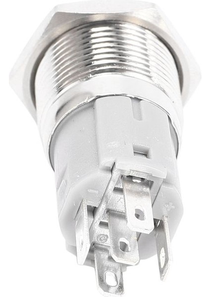 6x 12V 16MM Araba LED Işık Anlık Korna Düğmesi Metal Anahtar Boş Düğmesi Mavi (Yurt Dışından) fırsatları