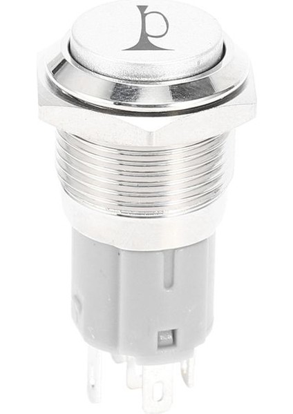 6x 12V 16MM Araba LED Işık Anlık Korna Düğmesi Metal Anahtar Boş Düğmesi Mavi (Yurt Dışından) indirimleri