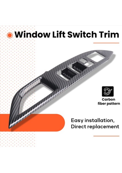 Abs Iç Kapı Art Resim Pencere Asansör Anahtarı Düğmesi Kapak Mitsubishi Outlander 2013-2019 Araç Aksesuarları (Yurt Dışından) fırsatları