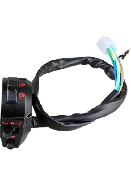 Motosiklet Atv 22MM Gidon Sol Sağ Yan Kontrol Anahtarı Yüksek/düşük Işın Dönüşü Sinyal Korna Anahtarı 7/8 Inç Motosiklet Parçası (Yurt Dışından) modelleri